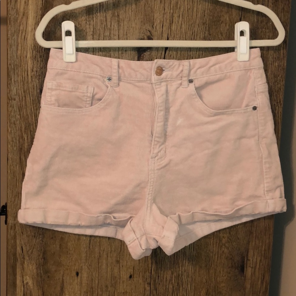 Suede shorts